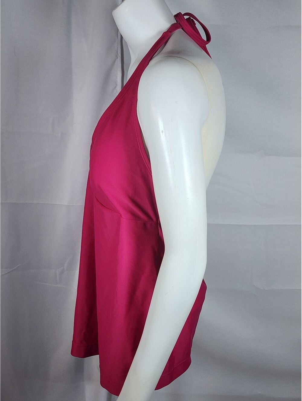 Old Navy Maternity Pink Halter Tankini Swim Top Medium - Picture 3 of 5